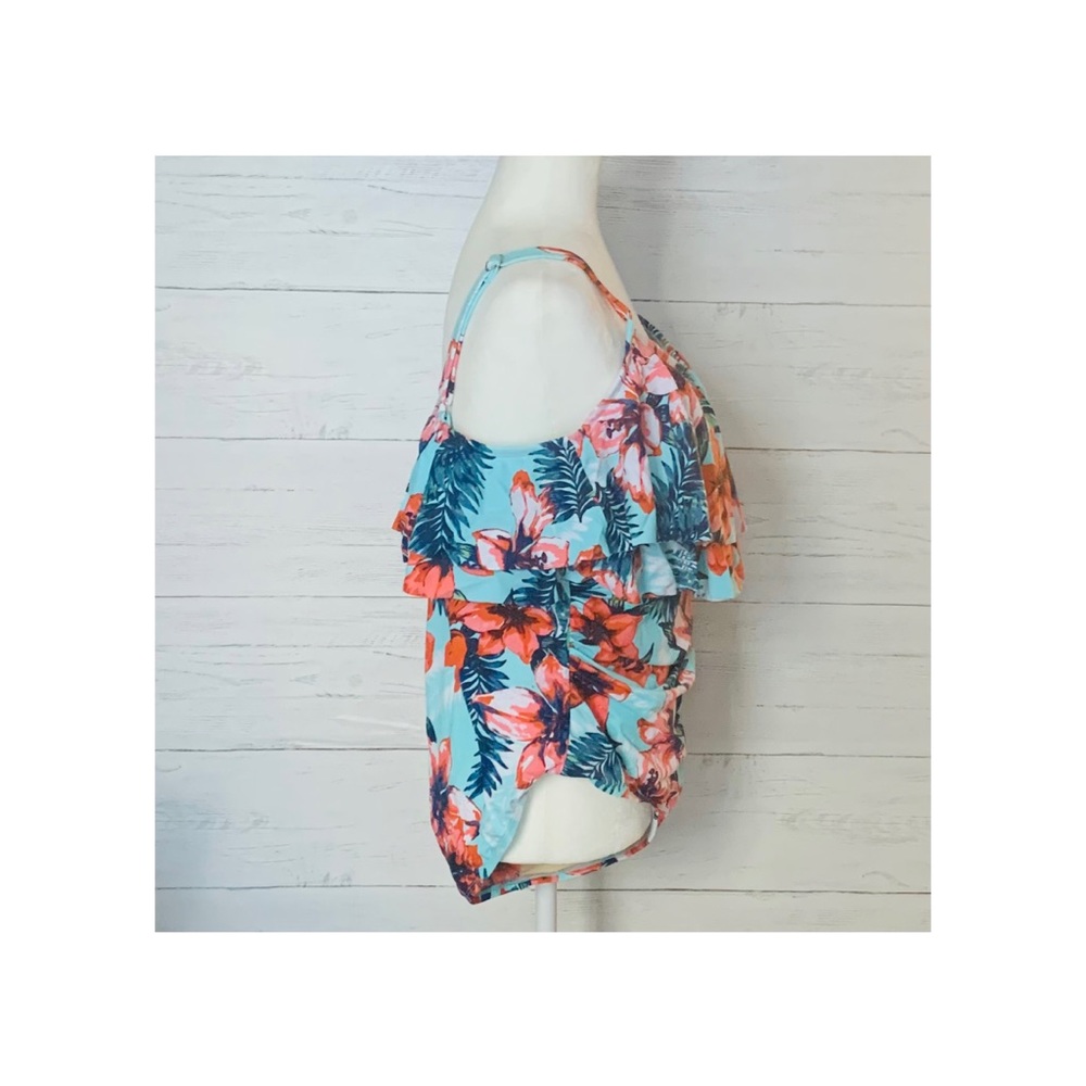 NWT Womens floral bathing suit size 16W - Picture 6 of 9